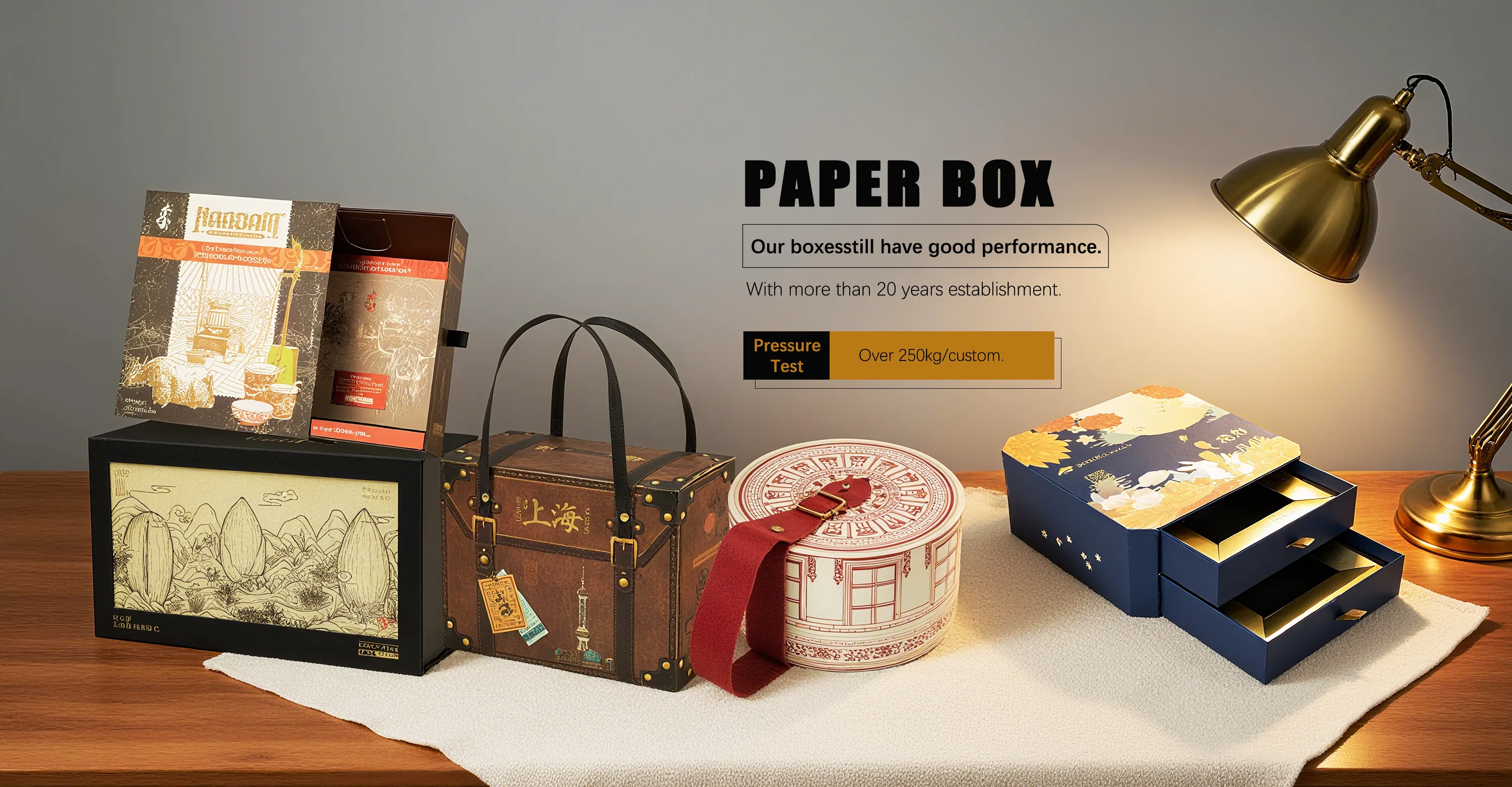 Caixa de papel chinesa