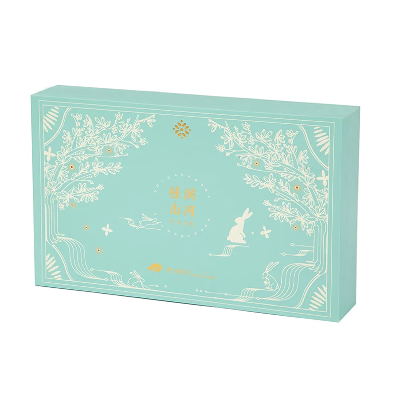 Caixa de presente de papelão com tampa