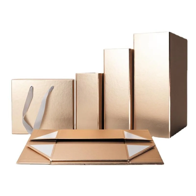 Caixa de presente dobrável para fácil transporte