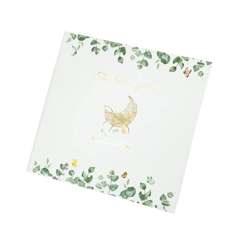 Caderno de crescimento diário para bebês de luxo