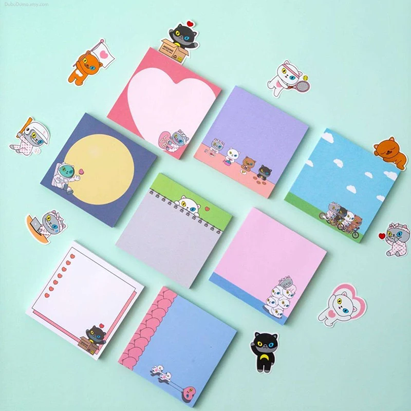 Bloco de notas pegajoso reciclável